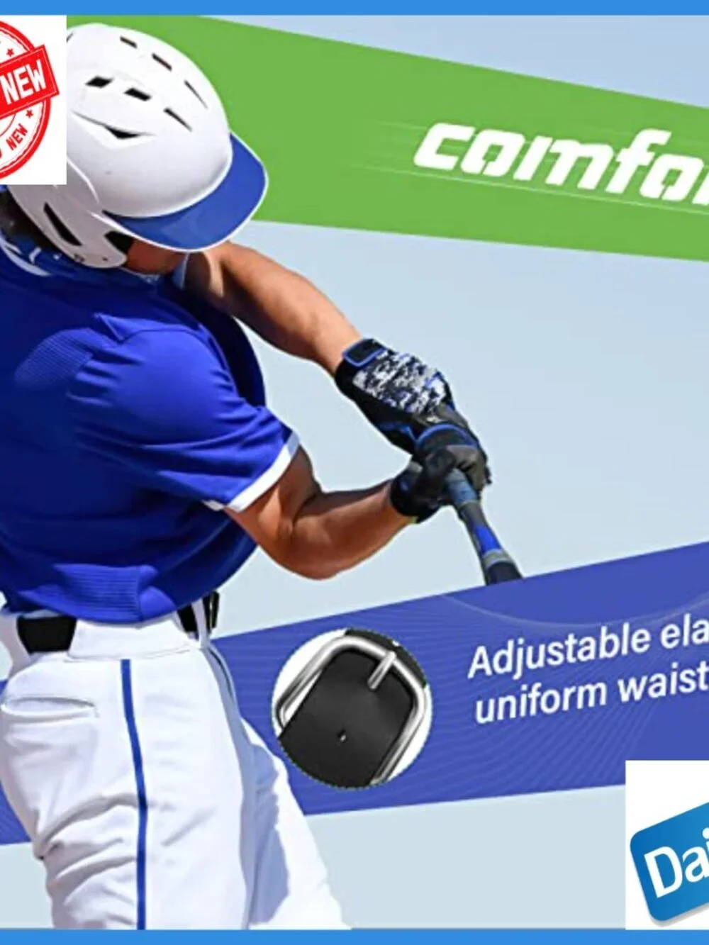 Elastic Baseball Softball Belts Bulk Set Youth Adult Adjustable